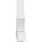 Ekena Millwork Kennewick Architectural Grade PVC Gable Bracket, 108"W x 31 1/2"H x 6"D x 6"F, 7/12 Pitch GBP108X32X0606KEN00 - alternate 3